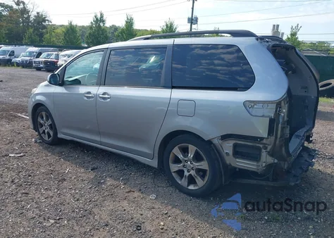2013 Toyota Sienna Se 8 Passenger из США, поврежденный, VIN 5TDXK3DC4DS280409